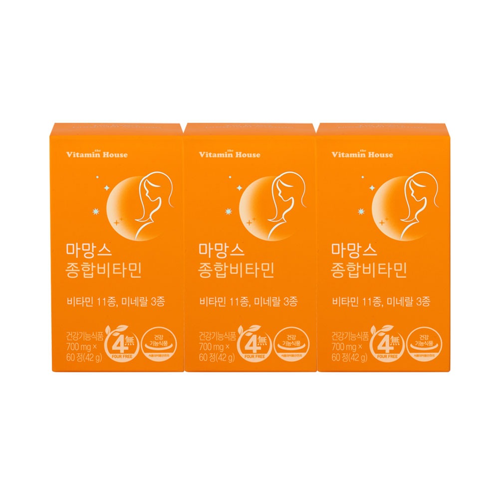 마망스 종합비타민 3박스 (6개월분) 임산부비타민
