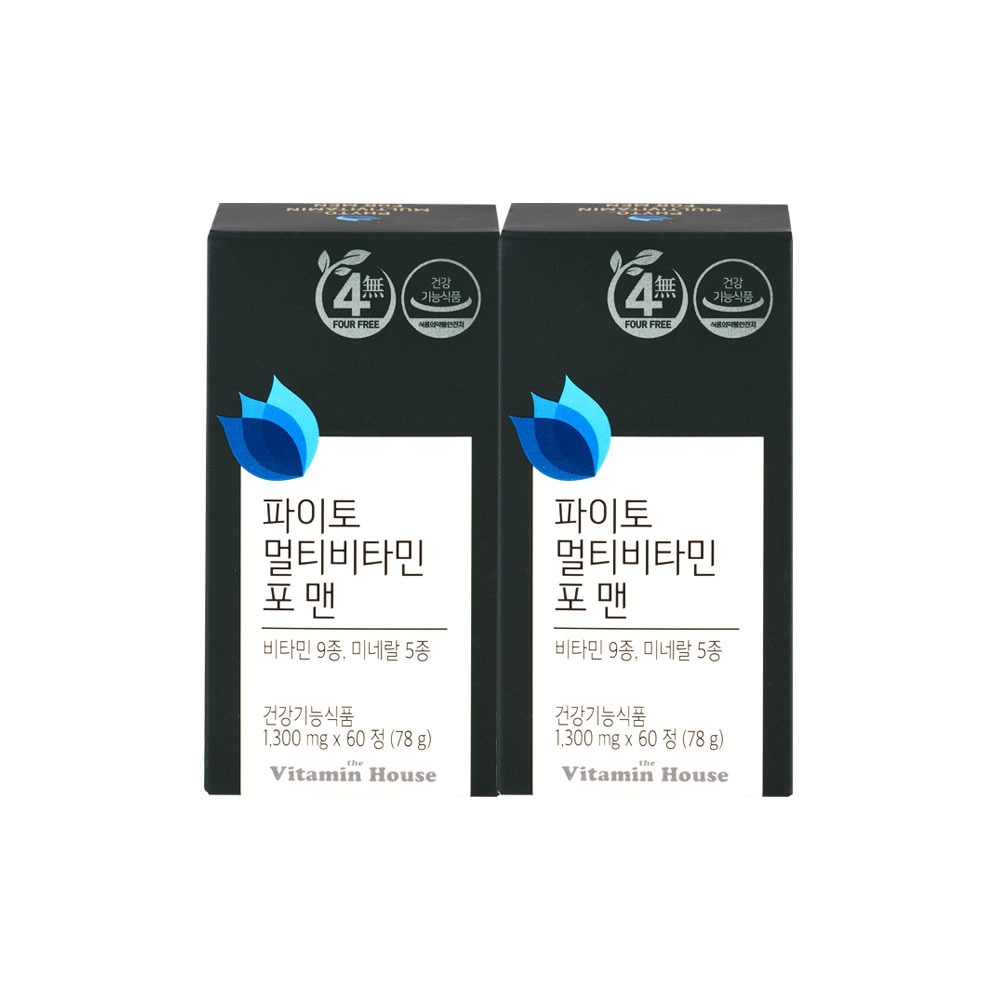 [정기배송]파이토 멀티비타민 포 맨 2병(4개월분)